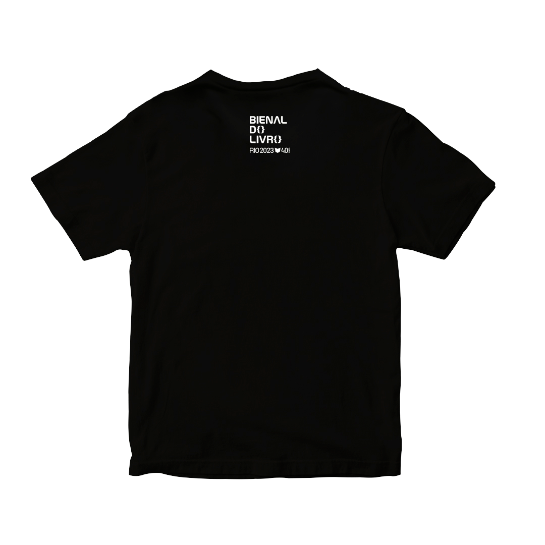 BNL1016 – Camiseta Preta Este Livro É Costas