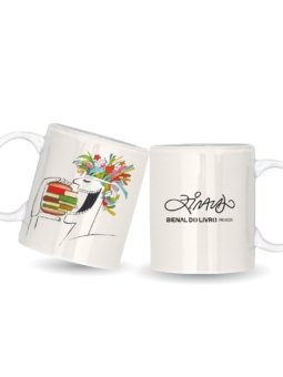 Caneca Hambúrguer de Livros Ziraldo & Bienal