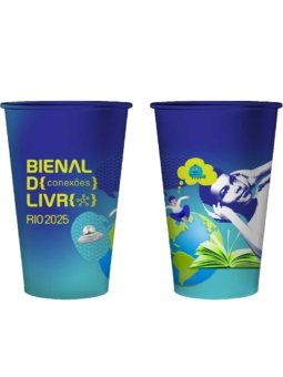 Copo Azul e Verde Oficial Bienal